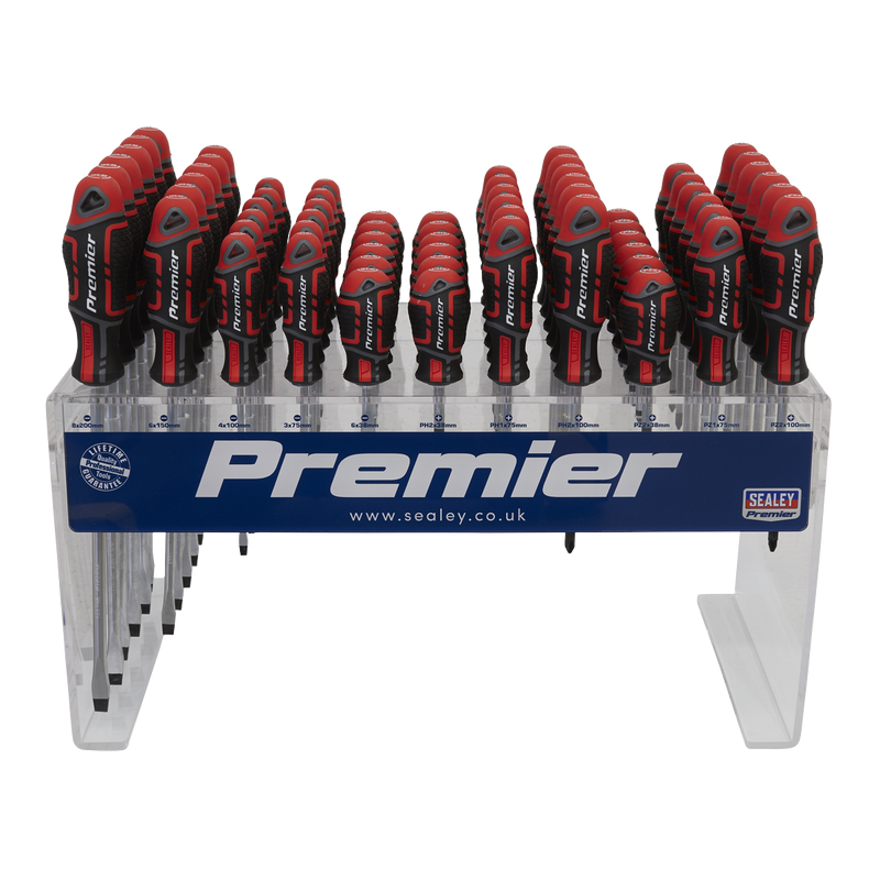 Sealey Premier 66 Piece GripMAX® Screwdrivers Display Set AK4369DS