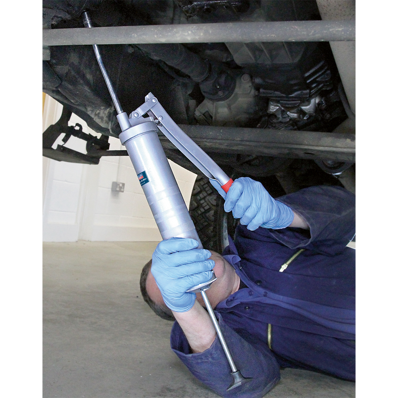 Sealey 3-Way Fill Manual Grease Gun 500cm³ Capacity