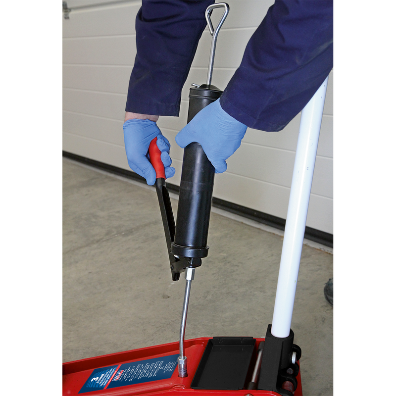 Sealey 3-Way Fill Manual Grease Gun 500cm³ Capacity