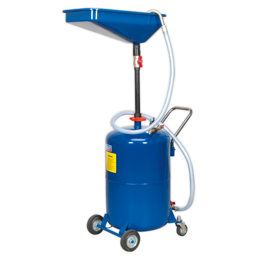 Sealey Air Discharge Mobile Waste Oil Drainer 65L