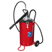 Sealey Bucket Grease Pump Trolley 15kg Capacity AK451X