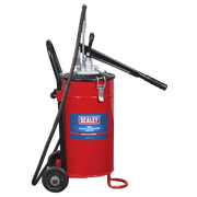Sealey Bucket Grease Pump Trolley 15kg Capacity AK451X