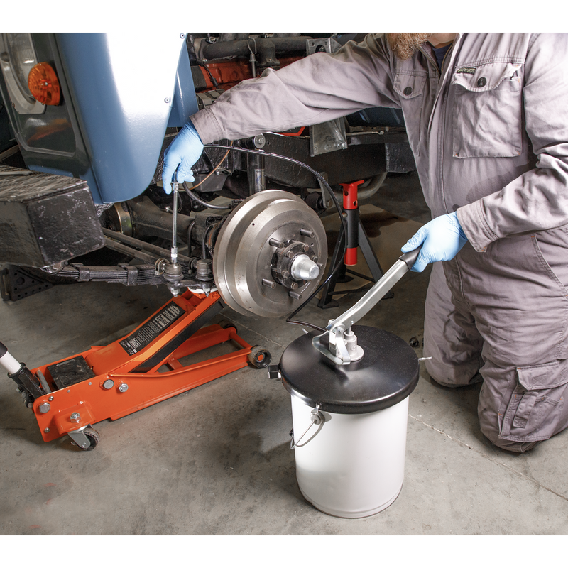 Sealey Grease Pump AK455 12.5kg Capacity with Follower Plate