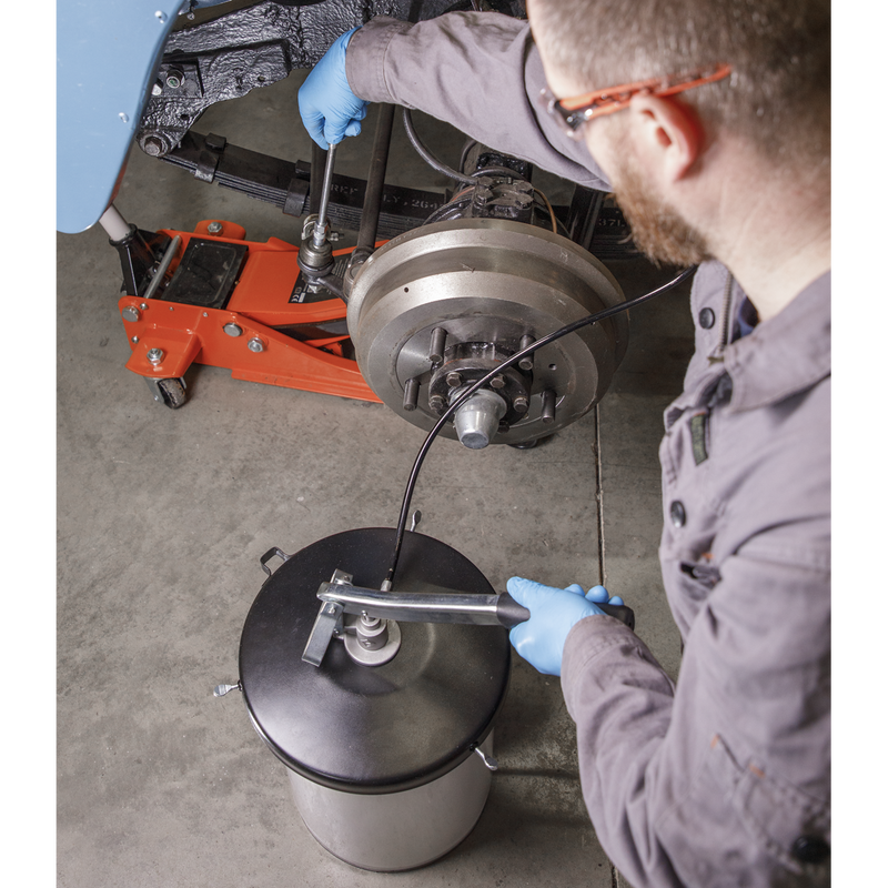 Sealey Grease Pump AK455 12.5kg Capacity with Follower Plate