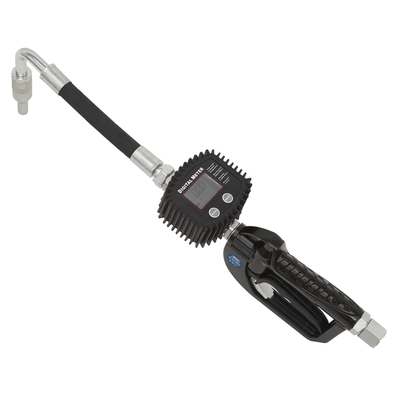 Sealey Oil Hose End Gun with Digital Meter 35L/min