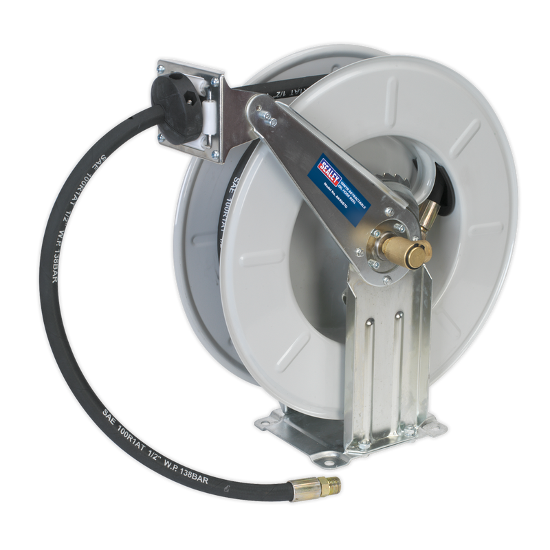 Sealey Retractable Oil Hose Reel 10m 2000psi