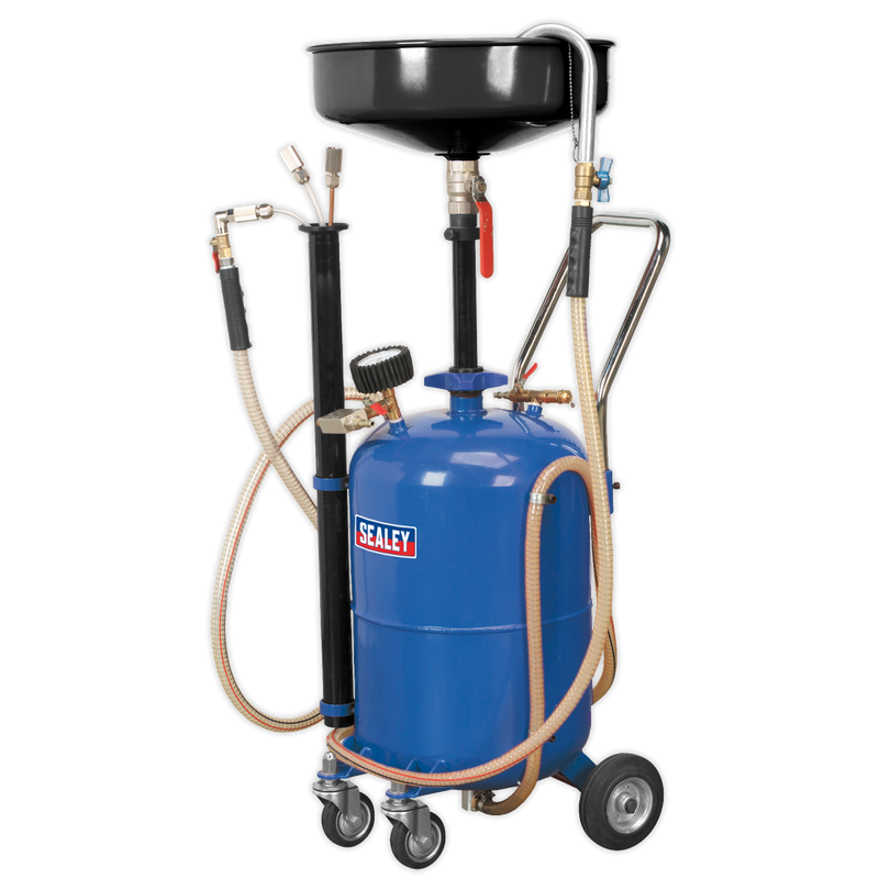 Sealey Air Discharge Mobile Oil Drainer 35L AK456DX
