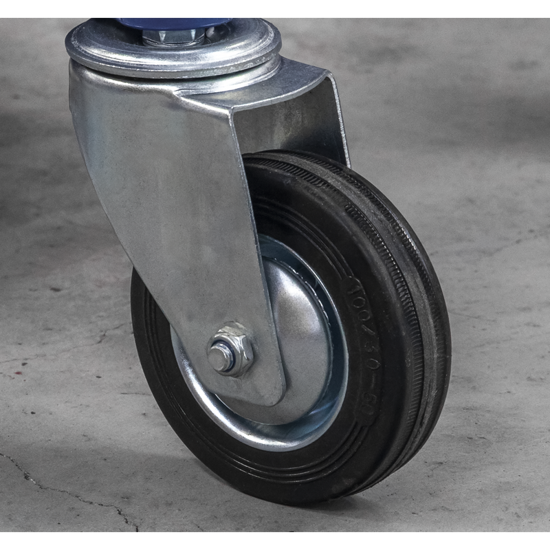 Sealey Air Discharge Mobile Oil Drainer 110L - Adjustable Height