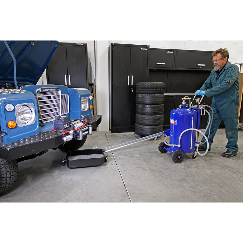 Sealey Cantilever Oil Drainer 80L with Probes