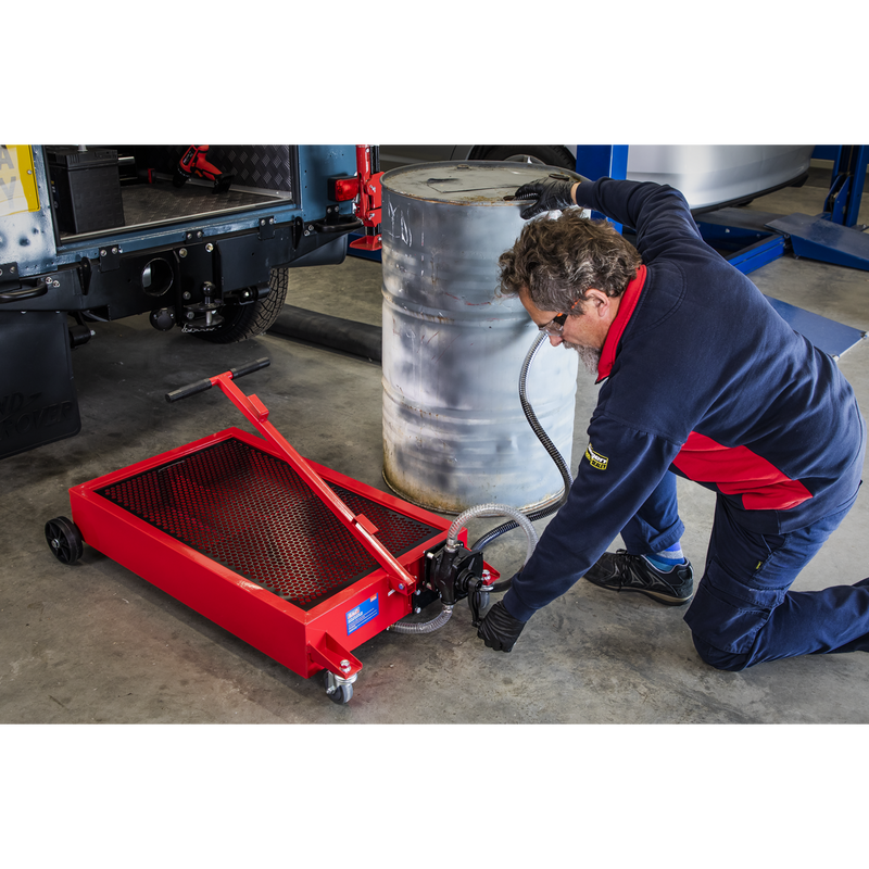 Sealey Low Level Oil Drainer 64L with Pump