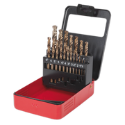 Sealey HSS Cobalt Drill Bit Set 19 Piece AK4701 1-10mm