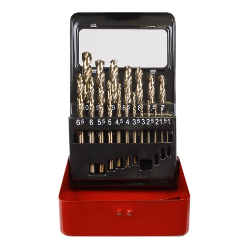 Sealey HSS Cobalt Drill Bit Set 19 Piece AK4701 1-10mm