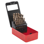 Sealey HSS Cobalt Drill Bit Set 25 Piece Ø1-13mm