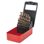 Sealey HSS Cobalt Drill Bit Set 25 Piece Ø1-13mm
