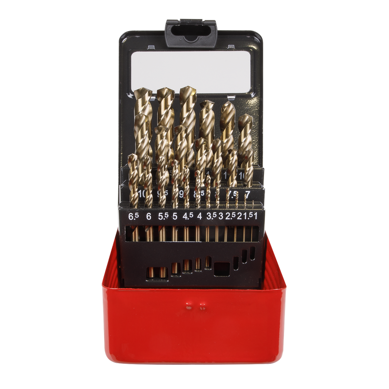 Sealey HSS Cobalt Drill Bit Set 25 Piece Ø1-13mm