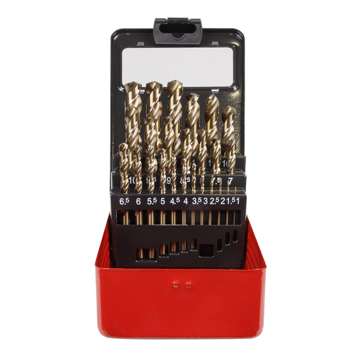 Sealey HSS Cobalt Drill Bit Set 25 Piece Ø1-13mm