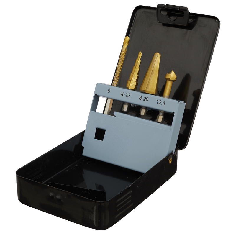 Sealey 4 Piece Drill Bit Set - Multifunction with Countersink