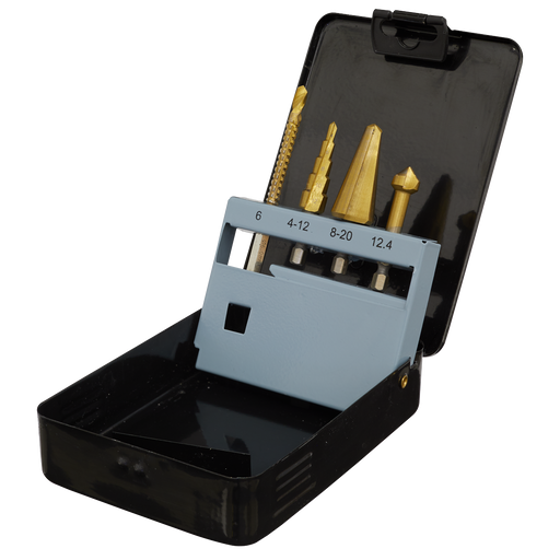 Sealey 4 Piece Drill Bit Set - Multifunction with Countersink