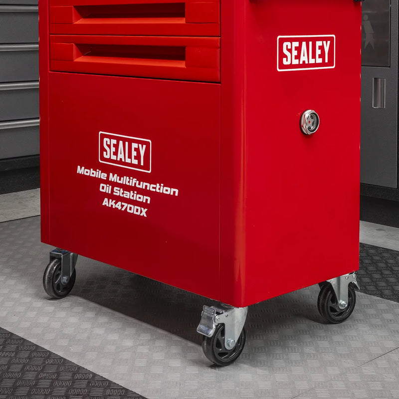 Sealey Mobile Multifunction Oil Station AK470DX 70L Capacity