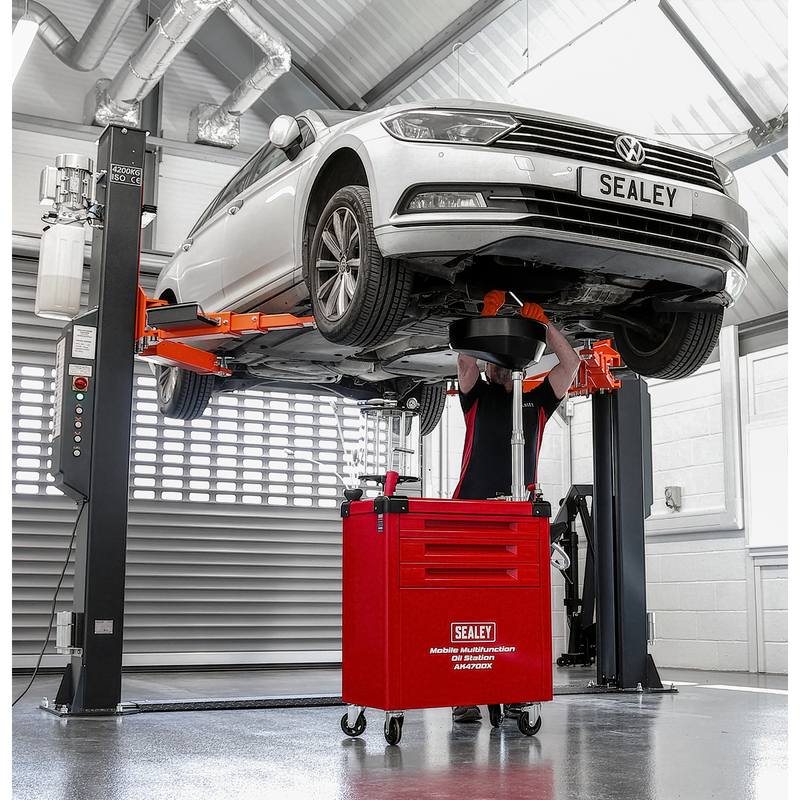 Sealey Mobile Multifunction Oil Station AK470DX 70L Capacity