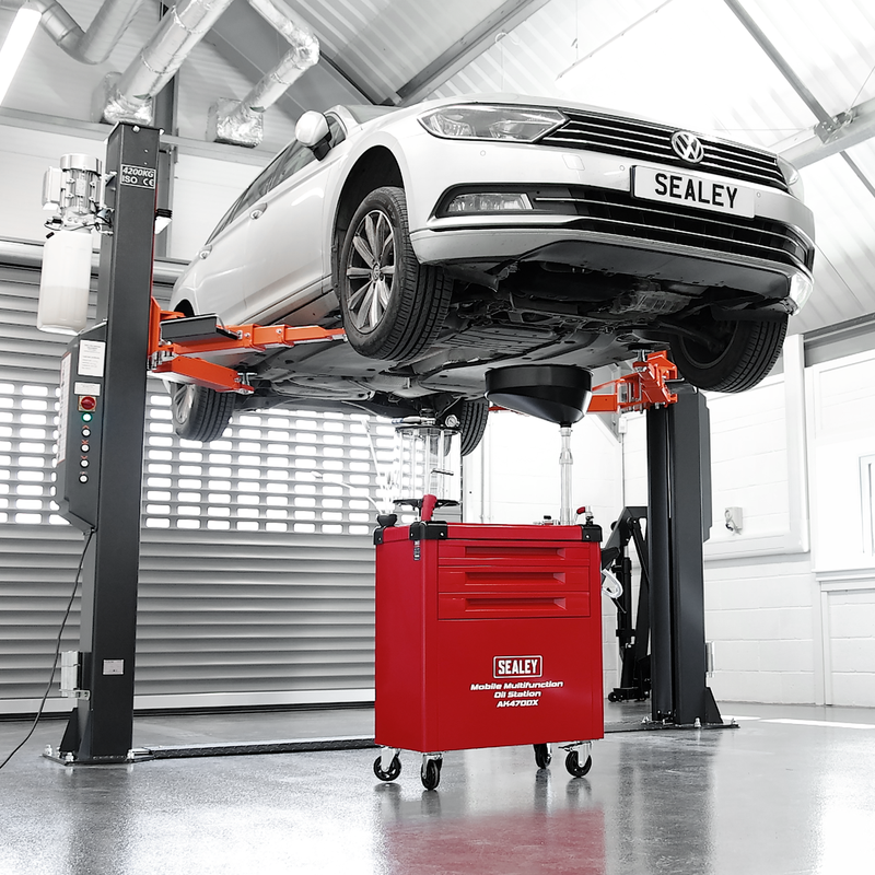 Sealey Mobile Multifunction Oil Station AK470DX 70L Capacity