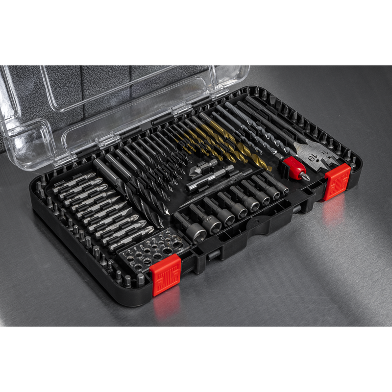 Sealey Drill & Bit Accessory Set 104 Piece AK47104