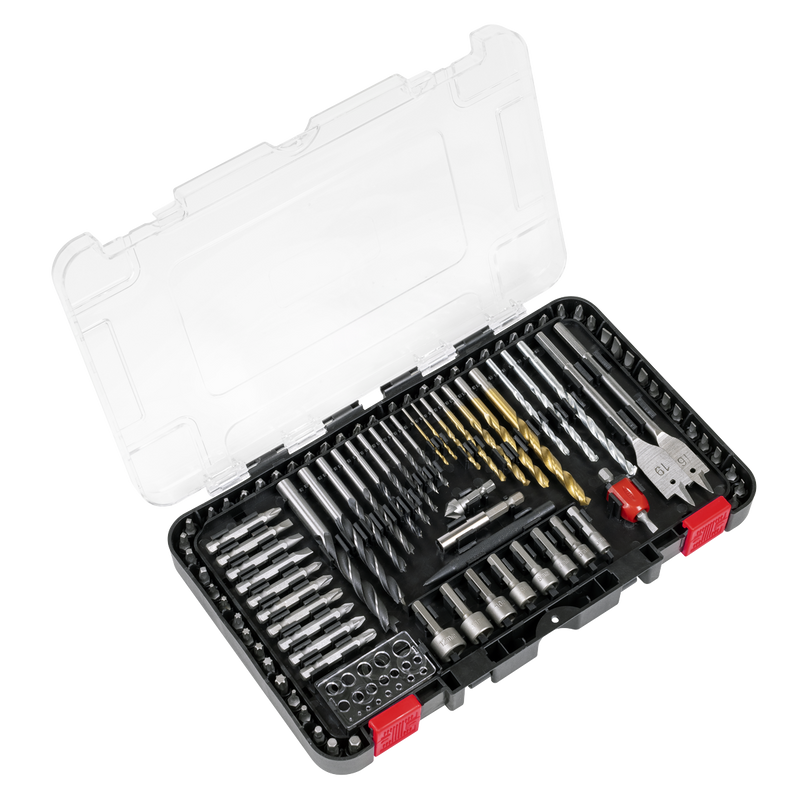 Sealey Drill & Bit Accessory Set 104 Piece AK47104