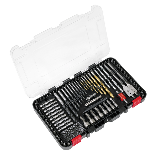 Sealey Drill & Bit Accessory Set 104 Piece AK47104