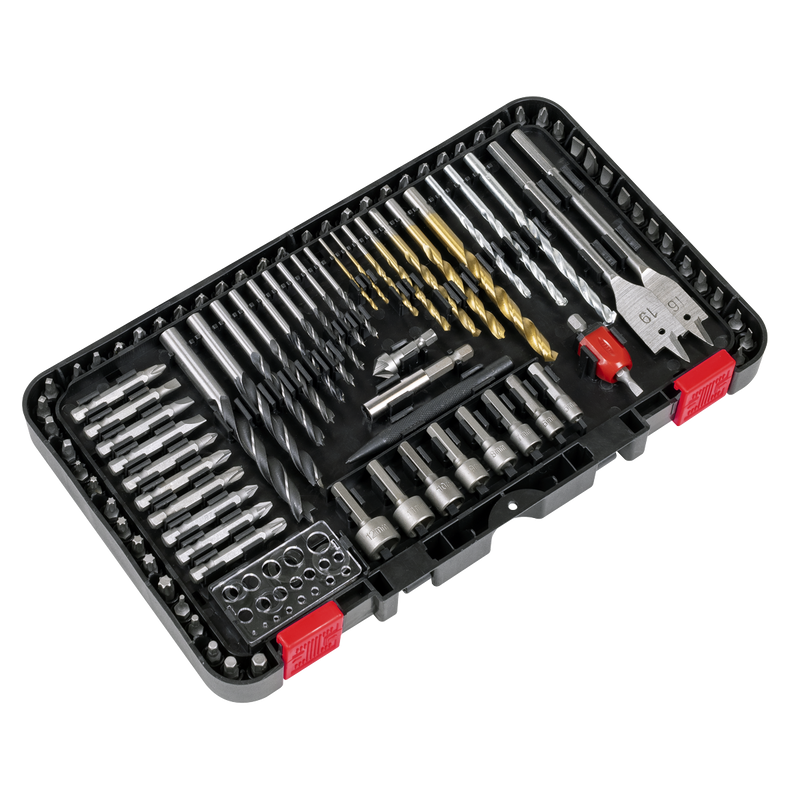 Sealey Drill & Bit Accessory Set 104 Piece AK47104