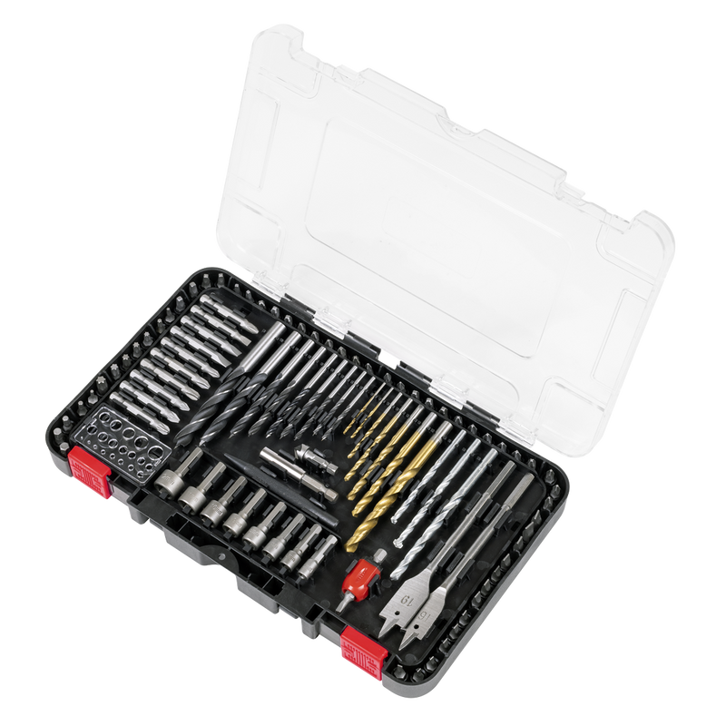 Sealey Drill & Bit Accessory Set 104 Piece AK47104
