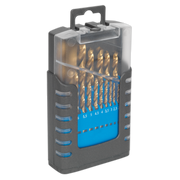Sealey HSS Drill Bit Set 19 Piece - Model AK4719, Ø1-10mm