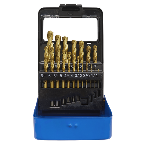 Sealey HSS Drill Bit Set 19 Piece - Model AK4719, Ø1-10mm