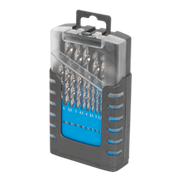 Sealey HSS Fully Ground Drill Bit Set 19 Piece 1-10mm