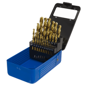 Sealey HSS Fully Ground Drill Bit Set 25 Piece - Ø1-13mm