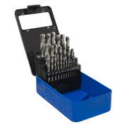 Sealey HSS Fully Ground Drill Bit Set 25 Piece - Ø1-13mm