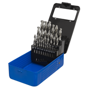 Sealey HSS Fully Ground Drill Bit Set 25 Piece - Ø1-13mm