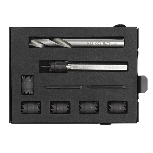Sealey Spot Weld Cutter & Drill Bit Set 10mm 9 Piece