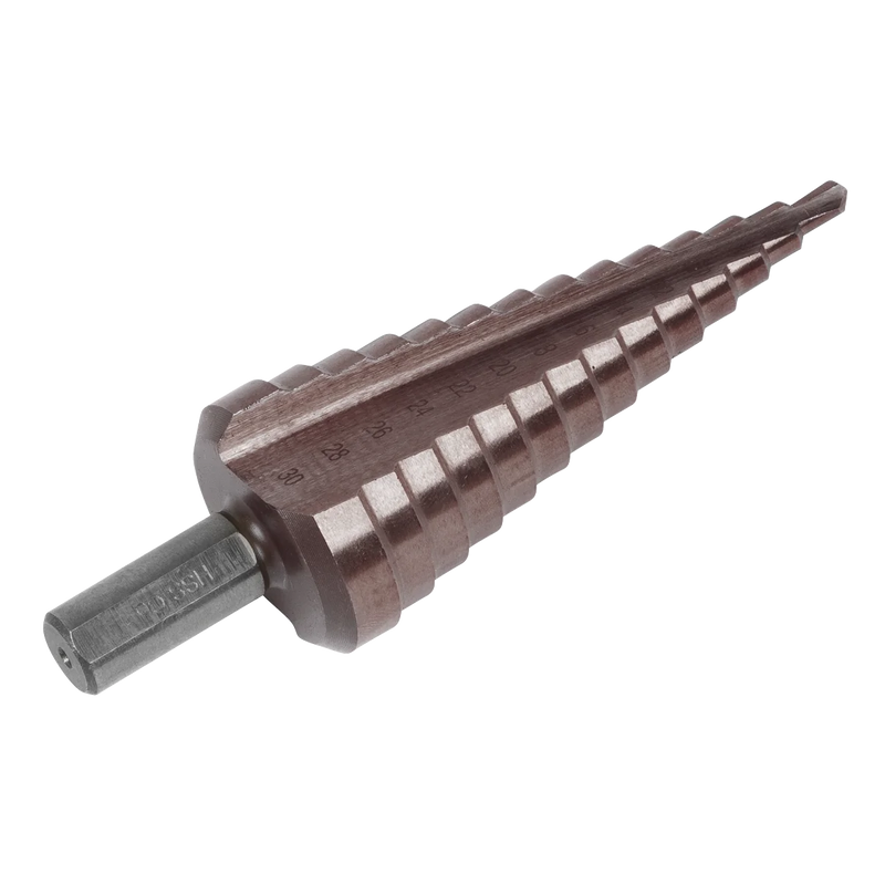 Sealey Double Flute HSS M2 Step Drill Bit 4-22mm