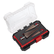 Sealey Premier Straight Flute HSS Cobalt Step Drill Bit Set 3 Piece