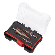 Sealey Premier Spiral Flute HSS Cobalt Step Drill Bit Set 3 Piece Ø4-32mm