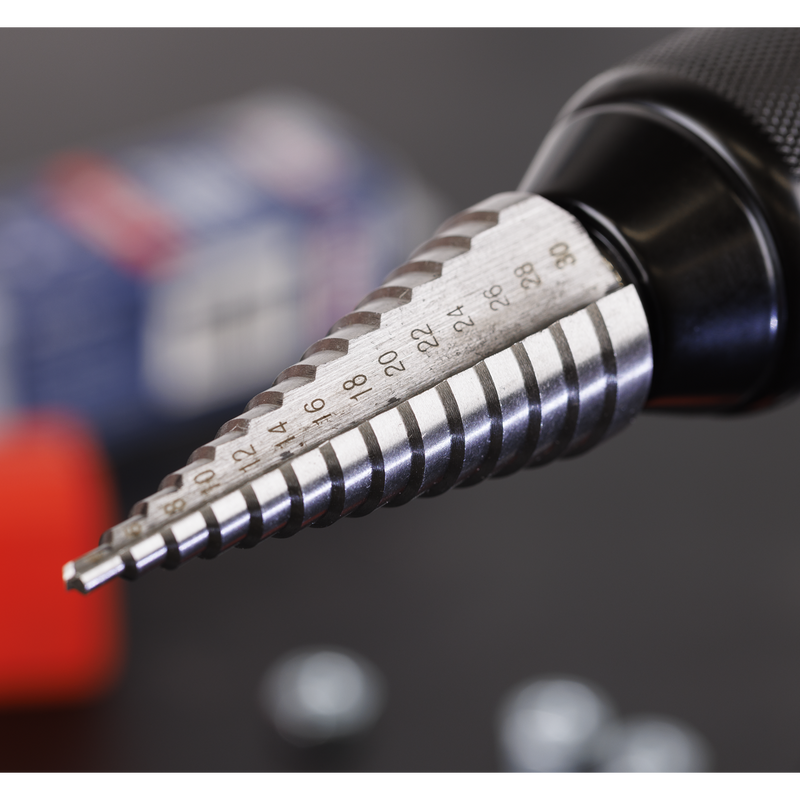 Sealey Step Drill Bit AK4745 Ø4-30mm HSS 4341