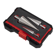 Sealey Step Drill Bit Set 3 Piece Ø4-30mm HSS 4341