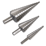 Sealey Step Drill Bit Set 3 Piece Ø4-30mm HSS 4341