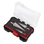 Sealey Step Drill Bit Set 3 Piece Ø4-30mm HSS 4341
