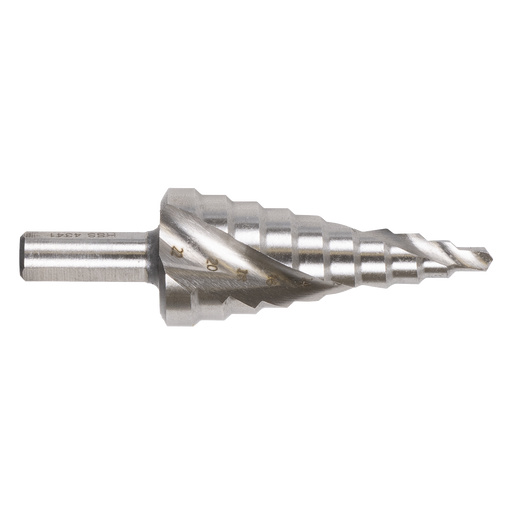 Sealey Spiral Flute HSS Step Drill Bit 4-22mm