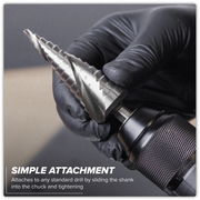 Sealey Spiral Flute HSS Step Drill Bit 4-30mm