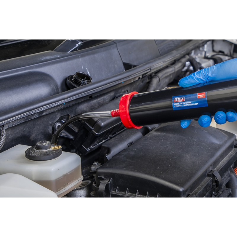 Sealey Oil Suction Syringe 500ml AK47