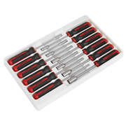 Sealey Premier Nut Driver Set 12 Piece 240mm Chrome Vanadium Steel