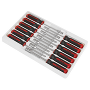 Sealey Premier Nut Driver Set 12 Piece 240mm Chrome Vanadium Steel