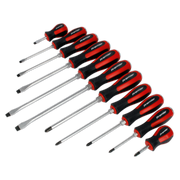 Sealey Premier Hammer-Thru Screwdriver Set 11 Piece - Model AK4933